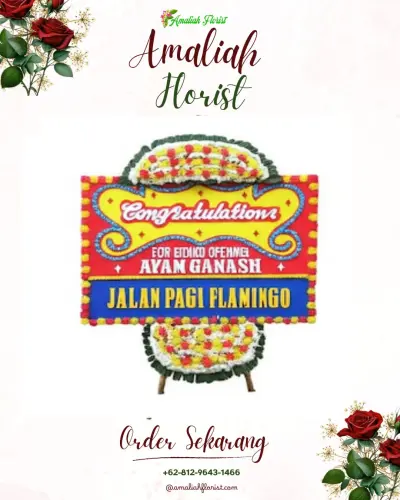 Bunga Papan Congratulation di Gunungkarung